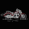 Motorcycle (Large Red & Black) - Custom Tutu