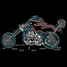 Motorcycle (Red, White, & Turquoise) -Custom Tutu