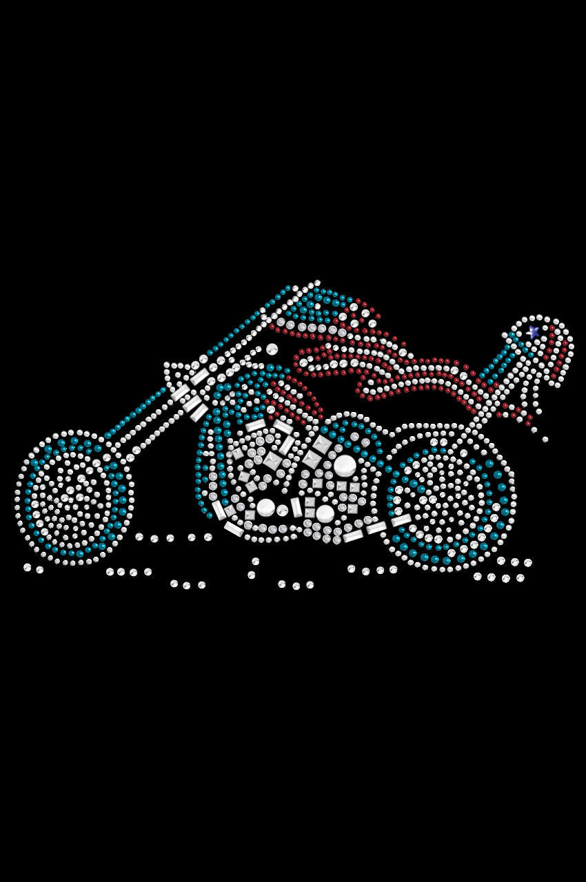 Motorcycle (Red, White, & Turquoise) -Custom Tutu