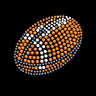 Football (Orange 2) -Custom Tutu