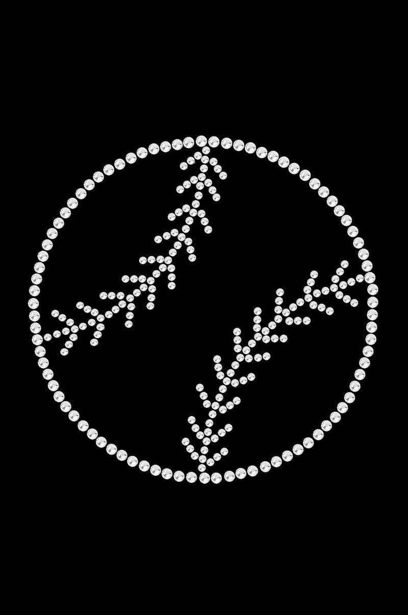 Baseball (Rhinestone Outline) -Custom Tutu