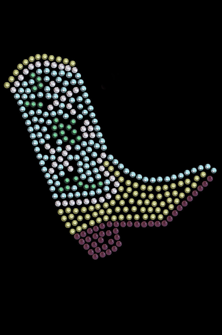 Boot (Green & Turquoise) - bandana