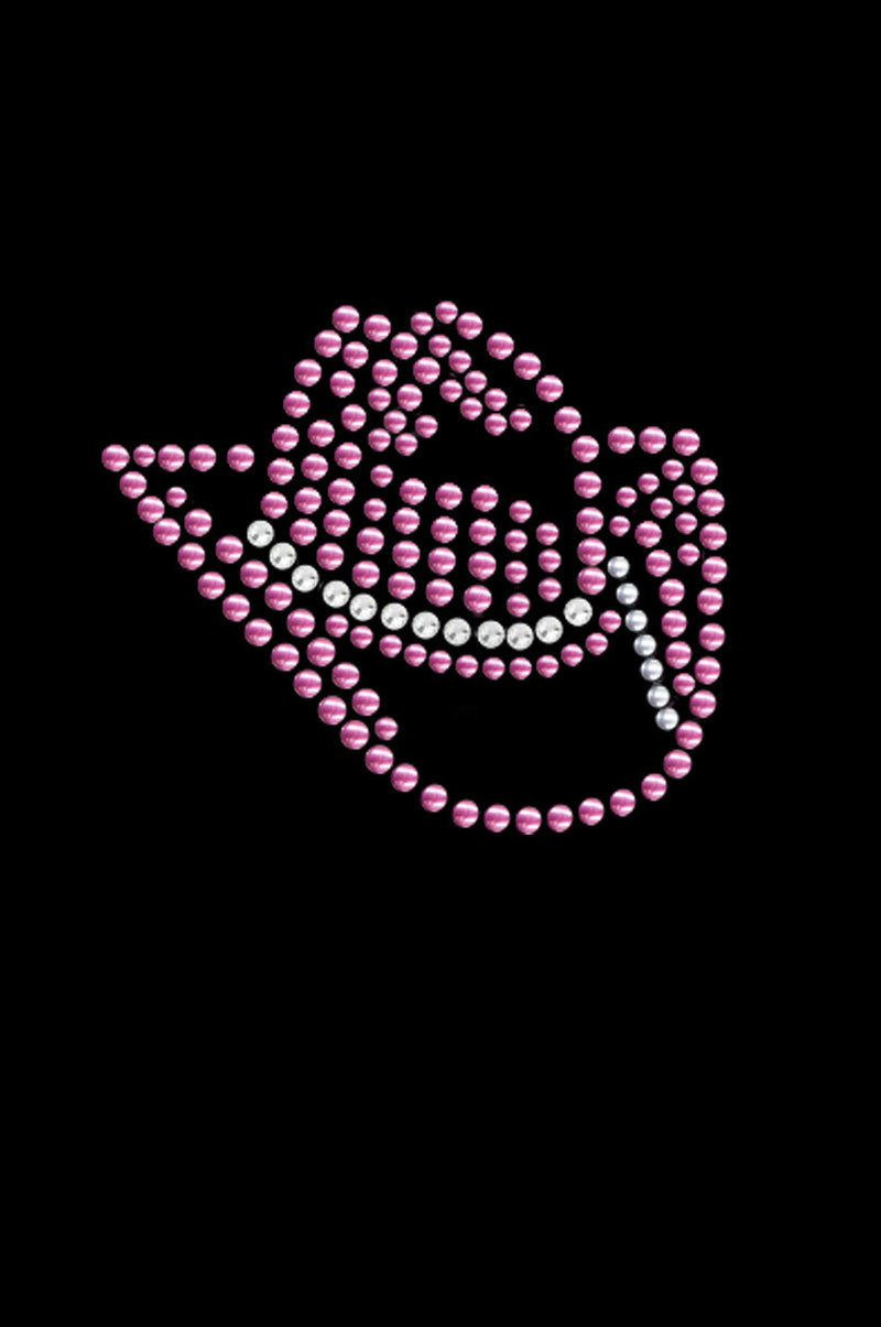 Hat (Austrian crystal Pink Cowgirl) - bandana
