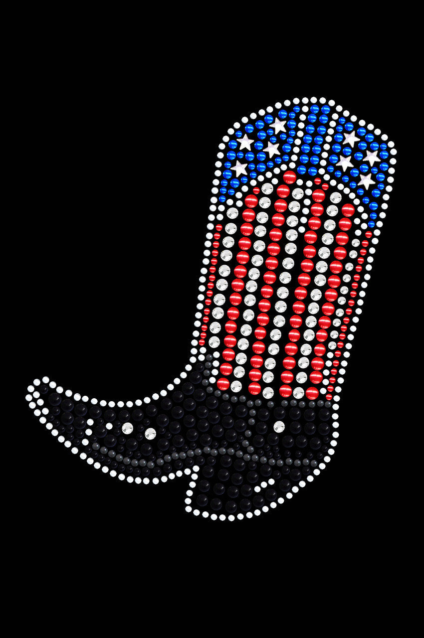Boot (Red, White, & Blue) - Women's T-shirt