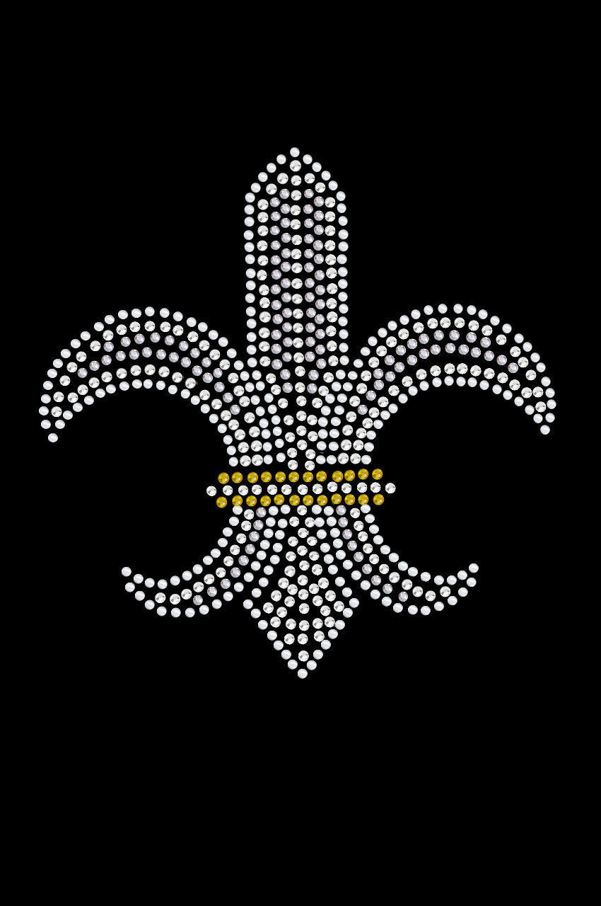 Fleur de Lis (Rhinestones & Nailheads) - Women's T-shirt