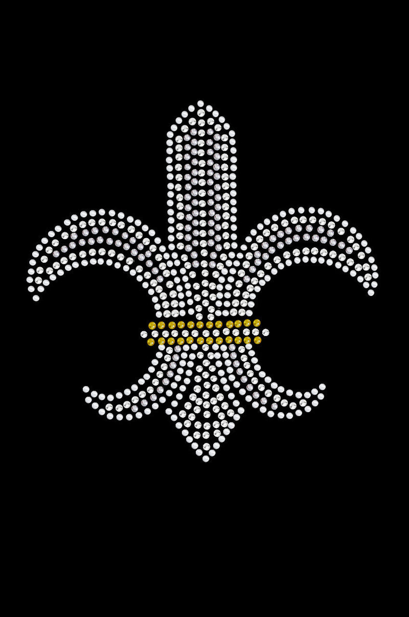 Fleur de Lis (Rhinestones & Nailheads) - Women's T-shirt
