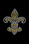 Fleur de Lis (Gold Rhinestones)  - Women's T-shirt