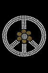 Peace Sign with Daisy - Women's T-shirt