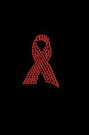 Ribbon (Red Rhinestones) - Women's T-shirt