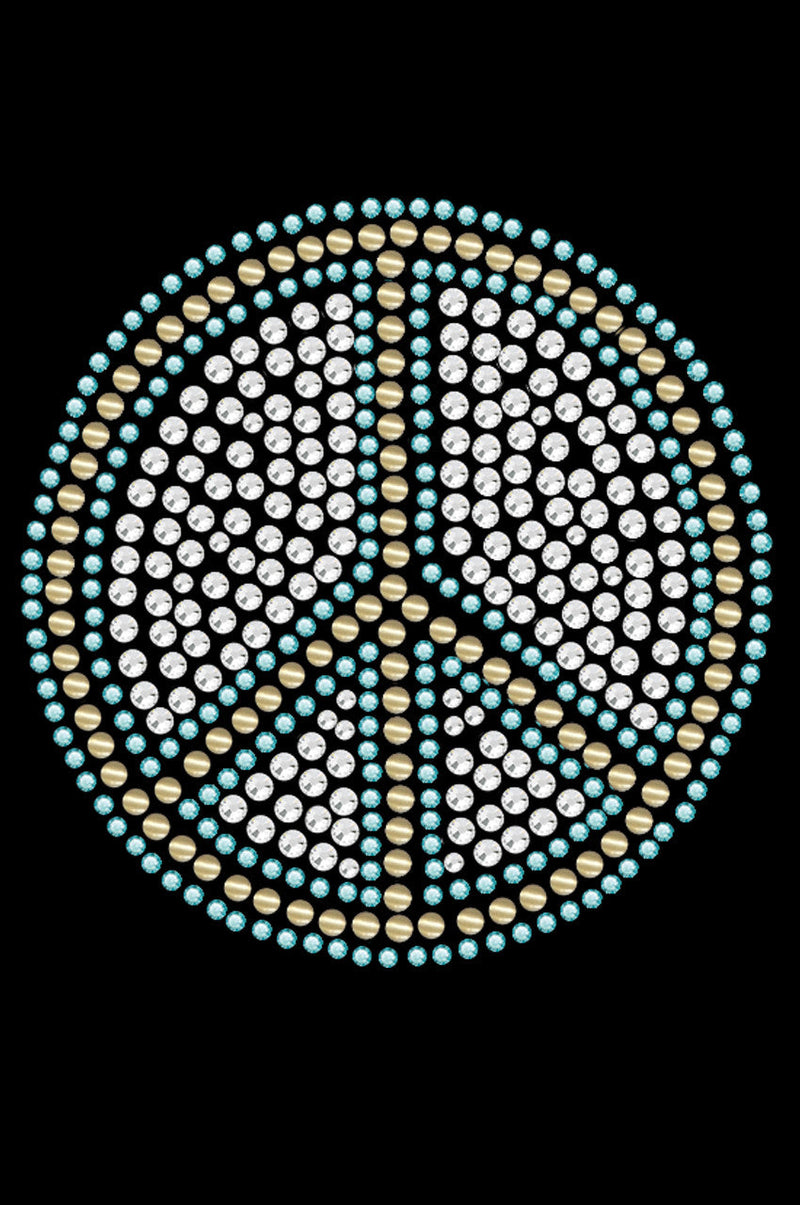 Peace Sign (Blue) - Women's T-shirt