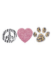 Peace, Love, Paw (Animal Prints) - Women's T-shirt