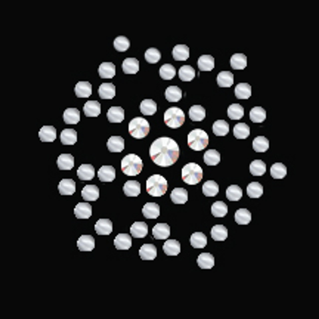 Small Rhinestone Design Added to Front of Dog Tutu