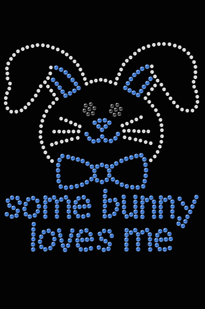 Some Bunny Loves Me (Blue) - Bandanna