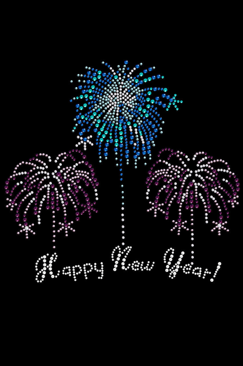 Happy New Year Fireworks - Women's T-shirt