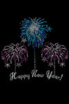 Happy New Year Fireworks - Women's T-shirt