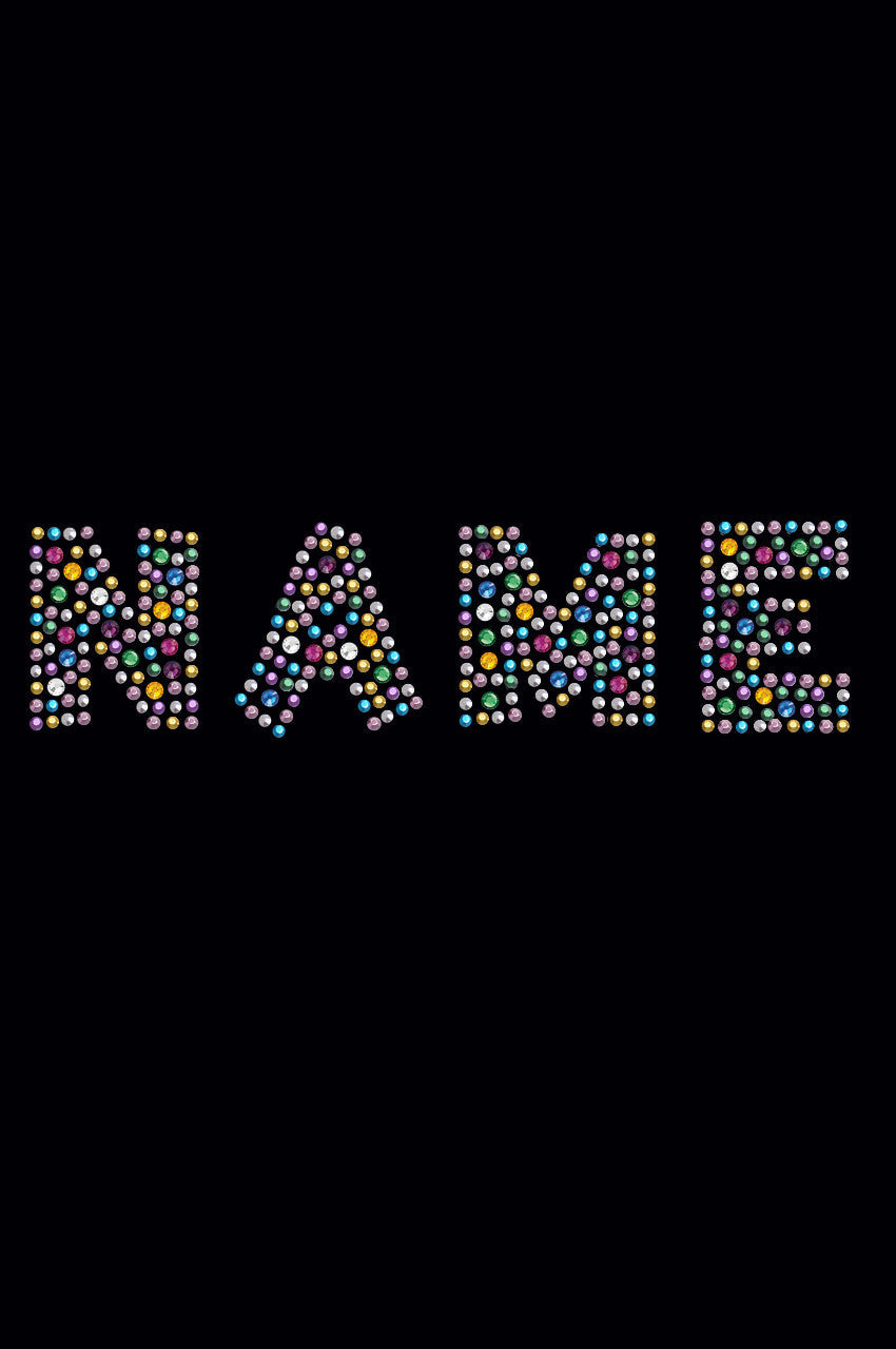 Custom Name - Multicolor - Womens T-shirt