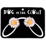 White Daisy Hair Clips for Dogs