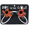 Peach Crocheted Hair Bows for Dogs