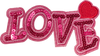Love Pink Sequin (L) Patch