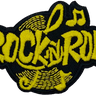 Rock n Roll -With Record - Patch