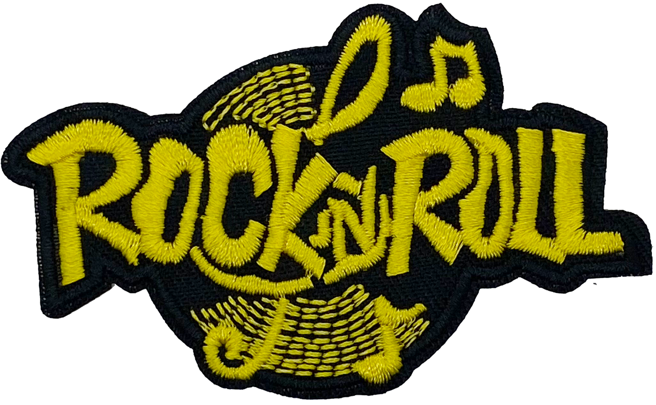 Rock n Roll -With Record - Patch