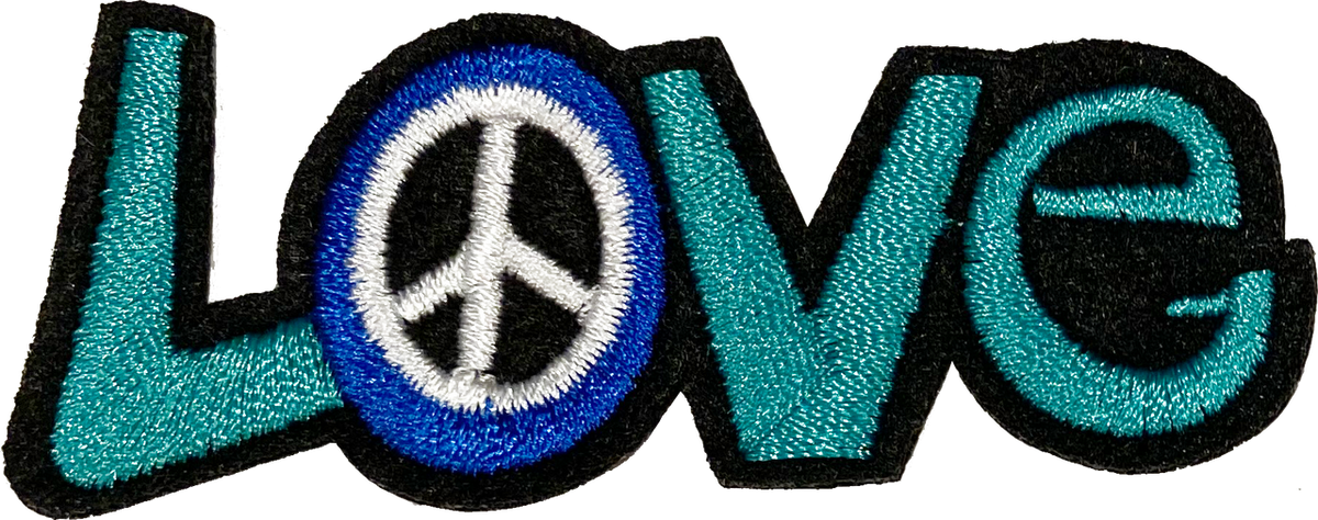 Love Teal & Blue - Patch