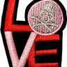 Love with Skull - Patch