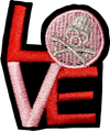 Love with Skull - Patch