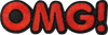 OMG Red (L) - Patch
