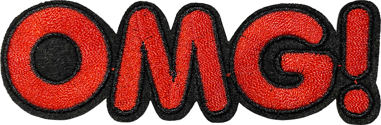 OMG Red (S) - Patch