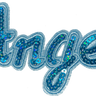 Angel Blue Sequin - Patch