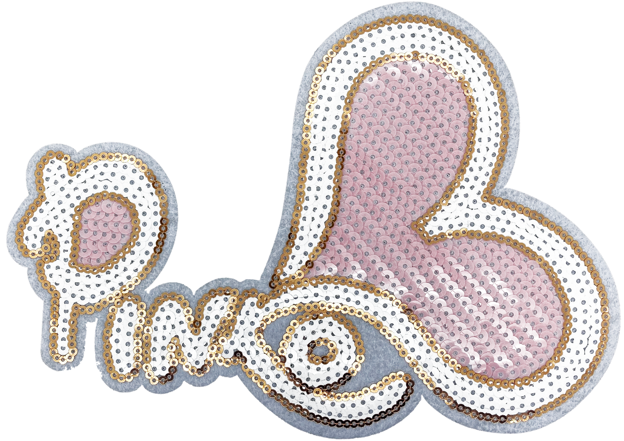 Large Sequin - Pink - Patch