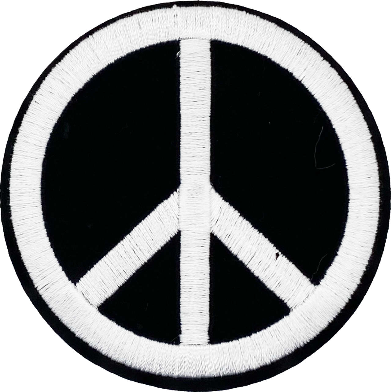 Peace Sign (Black & White) - Patch
