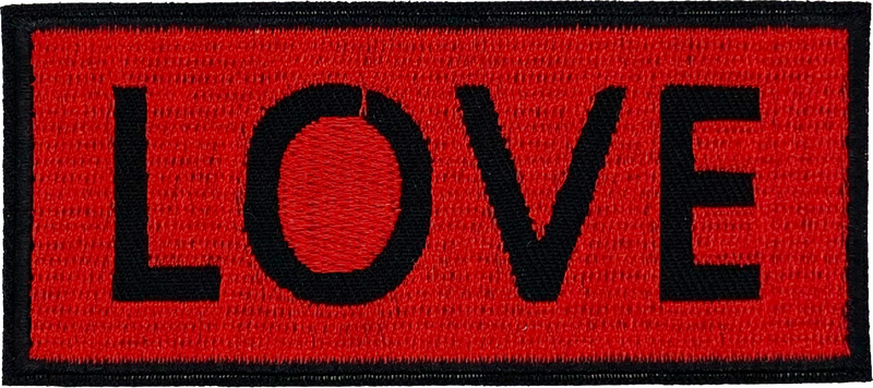 Large Red Love- Patch