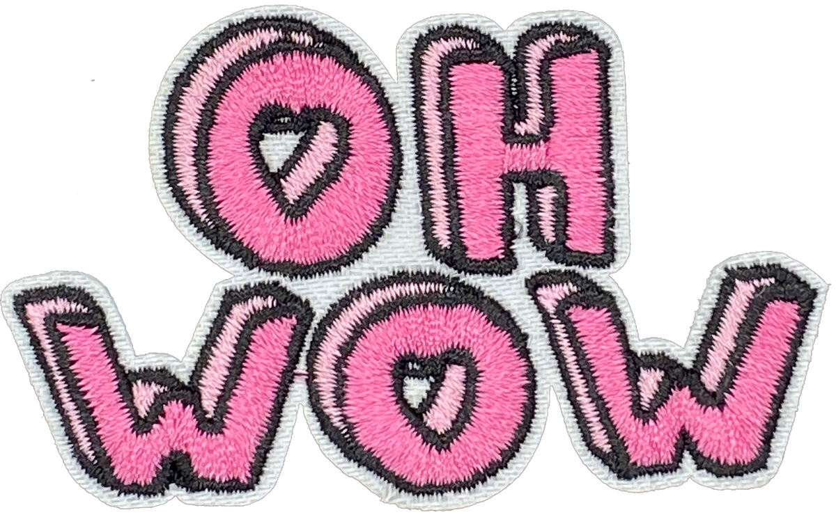 Oh Wow Pink - Patch