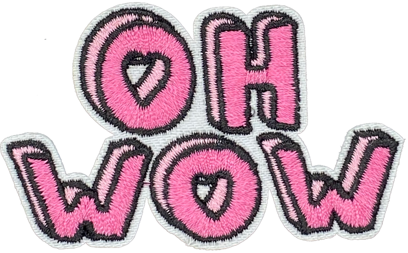 Oh Wow Pink - Patch