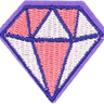 Purple & Pink Diamond - Patch