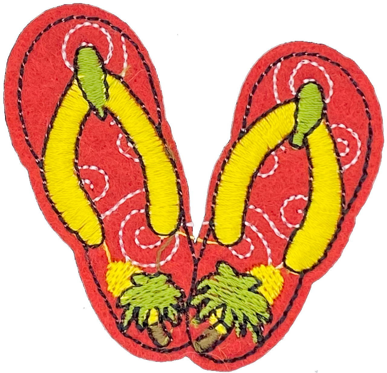 Red Flip Flops - Patch