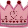 Large Pink Crown - Patch