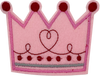 Large Pink Crown - Patch