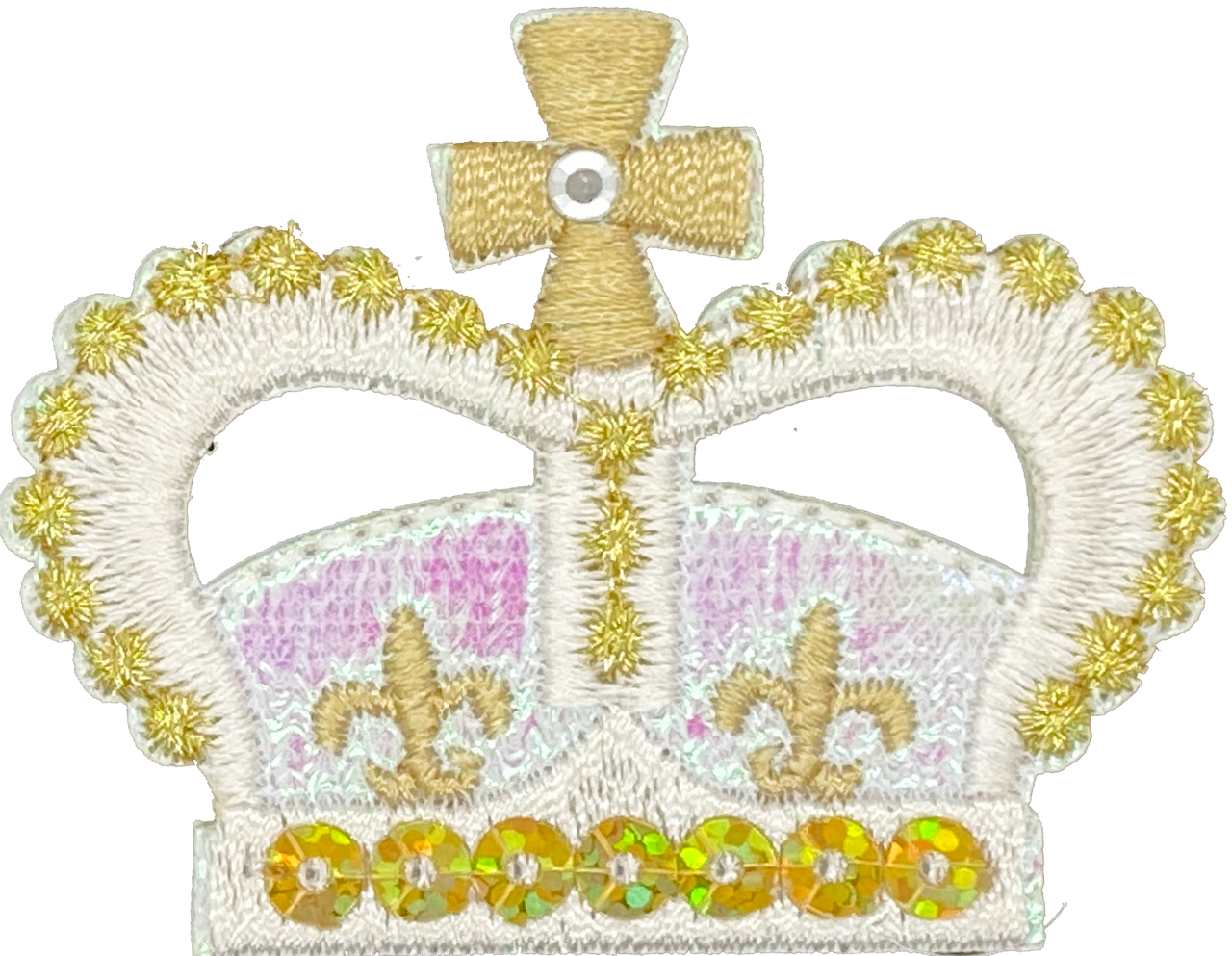 Crown - Gold & Iridescent - Patch
