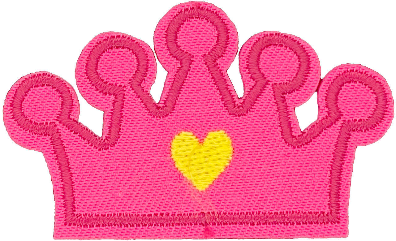 Hot Pink Crown - Patch