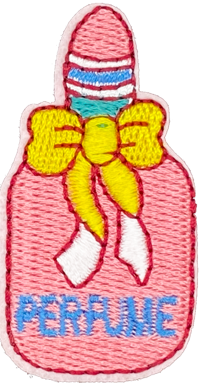 Perfume with Yellow Bow - Patch