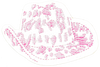 Pink Cowgirl Hat - Patch