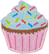 Cupcake 2 Small (Pink & Blue) - Patch