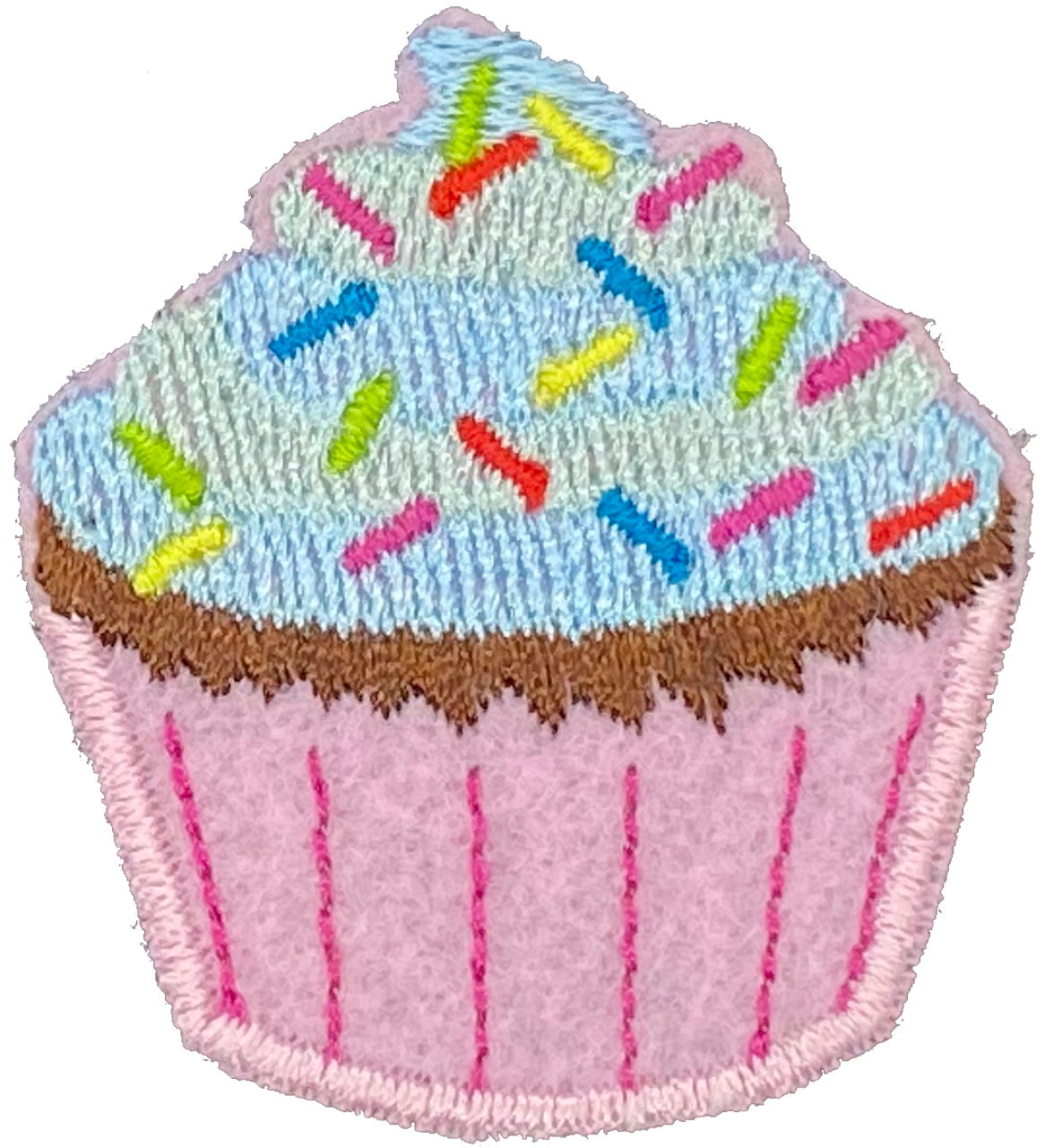 Cupcake 2 Small (Pink & Blue) - Patch