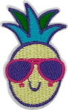 Pineapple with Glasses 2- Patch