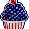 Patriotic Cupcake - Patch