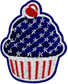 Patriotic Cupcake - Patch