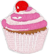 Cupcake 8 (Pink with Cherry) - Patch